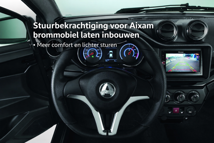 Stuurbekrachtiging Aixam laten inbouwen | Brommobiel specialist