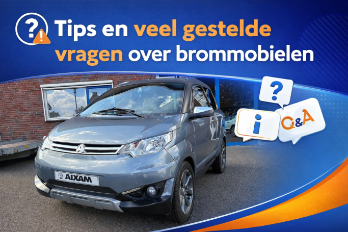 Tips en veel gestelde vragen over brommobielen
