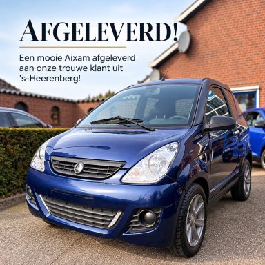 Aflevering Aixam Trouwe klant in 's-Heerenberg 