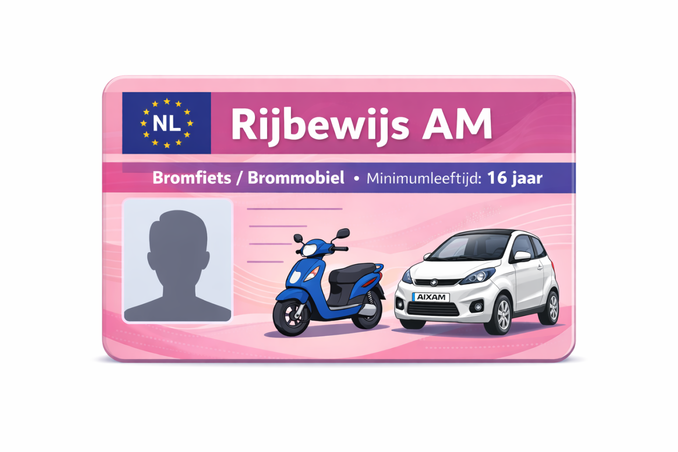 een rijbewijs voor brommobiel