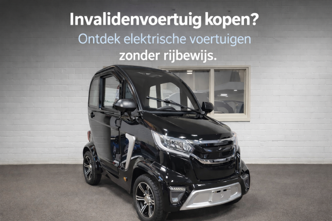 Invalidenvoertuig zonder rijbewijs kopen?